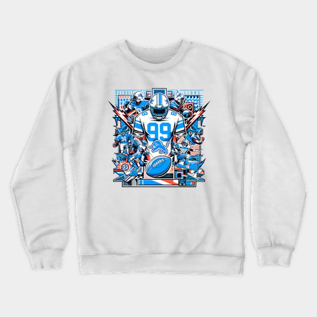 Detroit Aesthetic Crewneck Sweatshirt by elegantelite